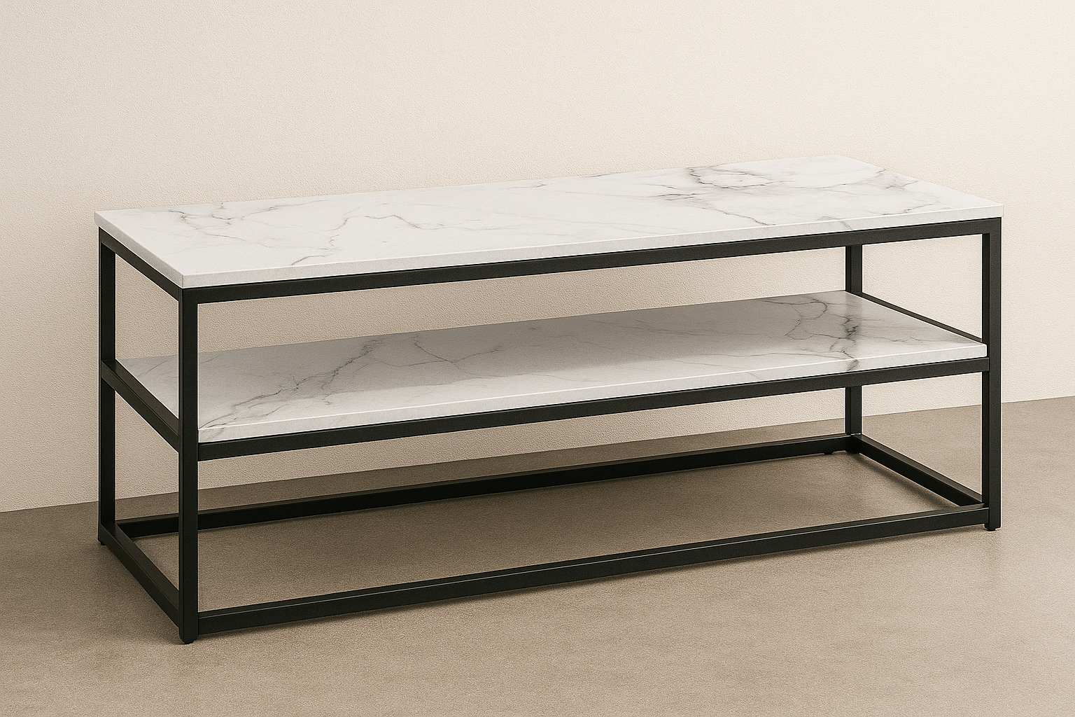 Mesa Ratona Doble Mármol